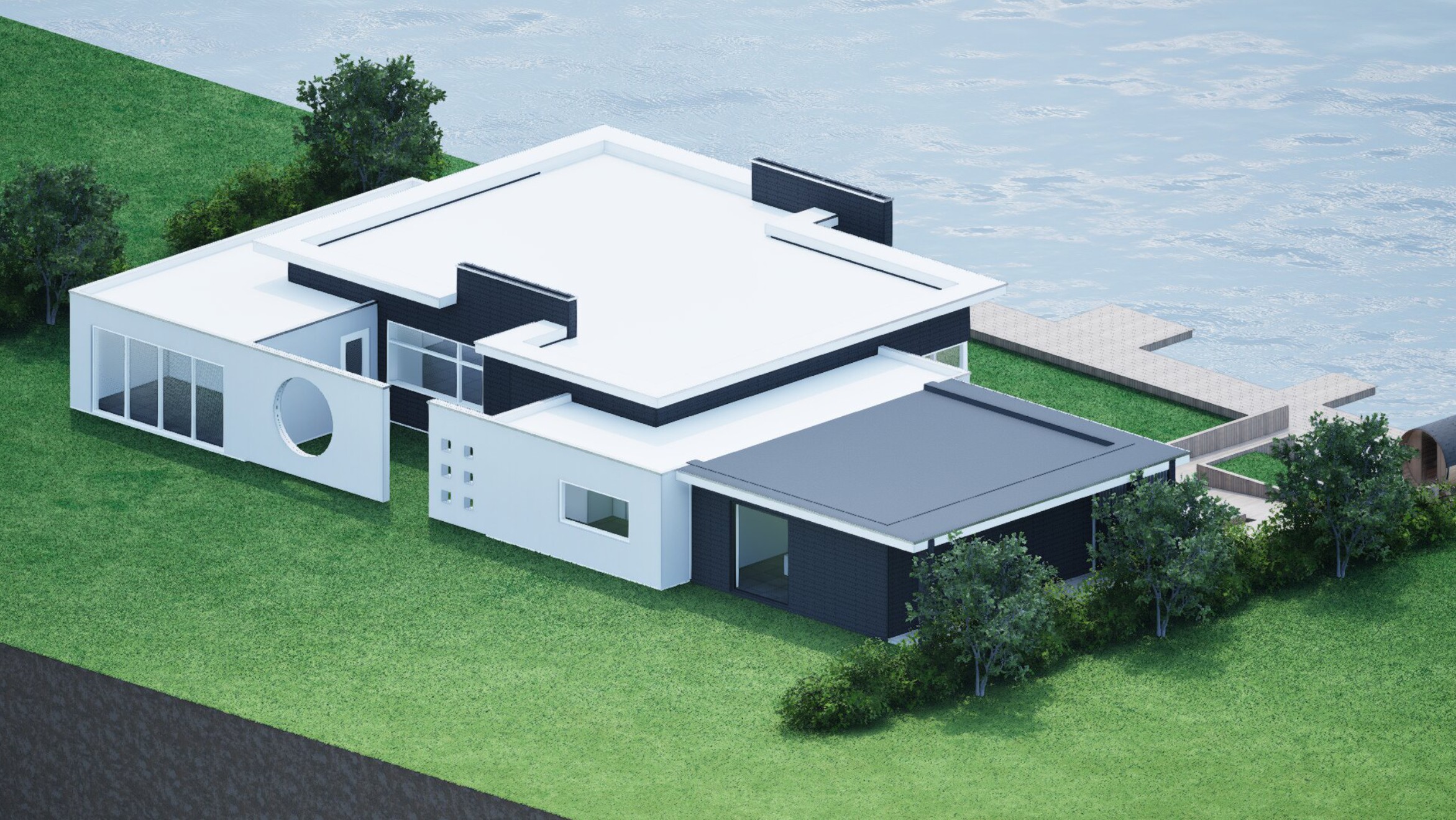 Verbouwing en tuinontwerp van een vrijstaande woning in Lelystad